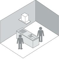中岛式厨房布局